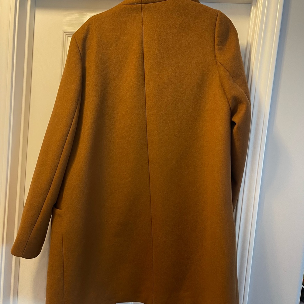 Aritzia Camel Wool-Blend Pea Coat - Picture 12 of 12